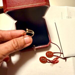 Cartier Certificate in Red and White